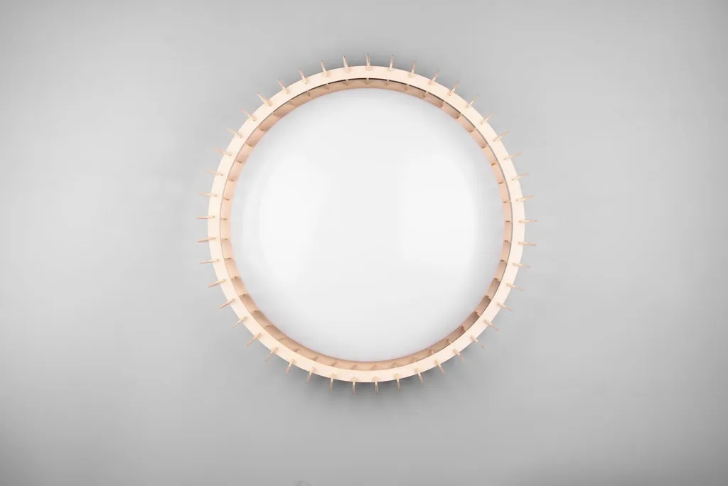Plafonnier moderne à LED intégrées MONTE brun pour éclairage de salon - 4