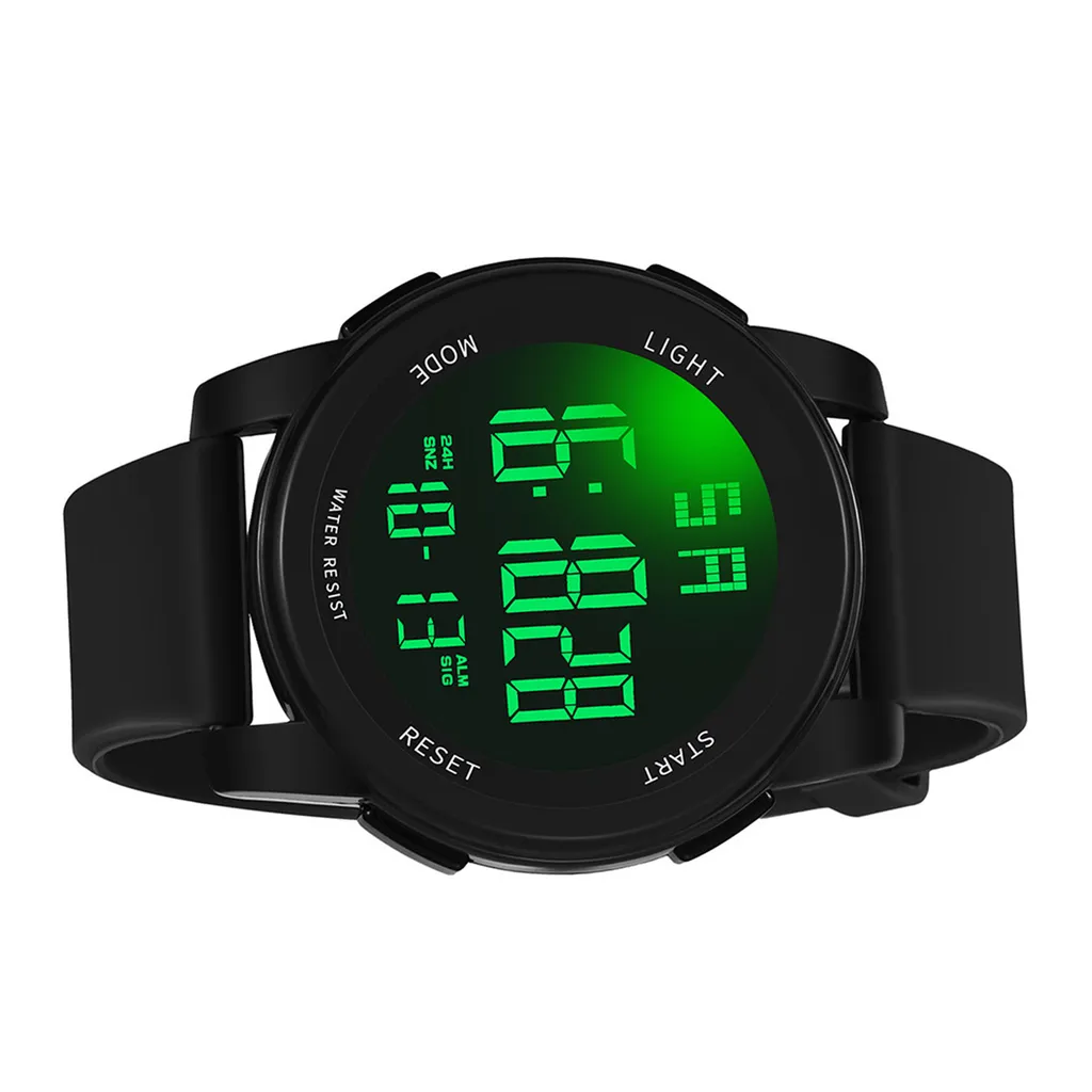 Orologio Sportivo Digitale Uomo - Grande Quadrante, Impermeabile 50m, Cronometro, Sveglia, Retroilluminazione LED