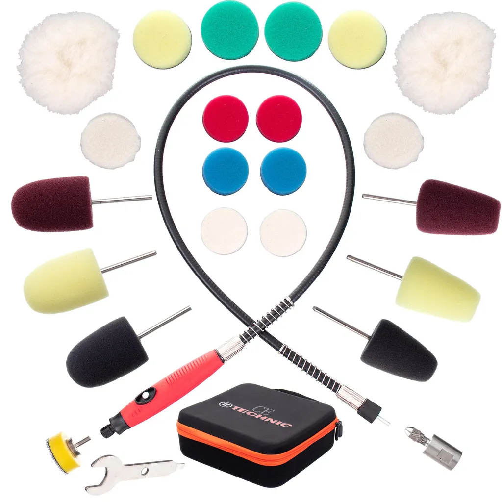 Éliminez les rayures avec ce kit polissage 24 pièces et mini-détachant