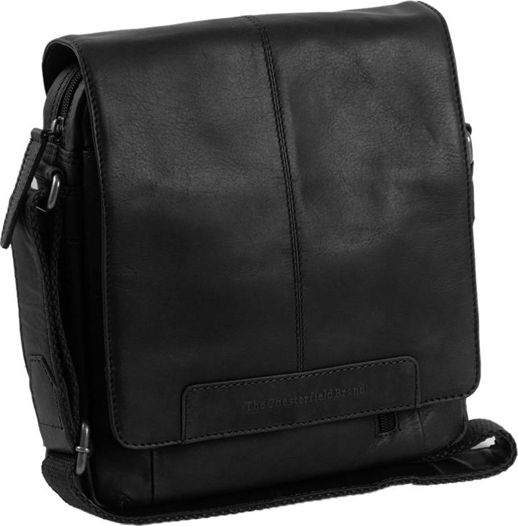 The Chesterfield Brand Wax Pull-up Leder Umhängetasche Remy 00 black