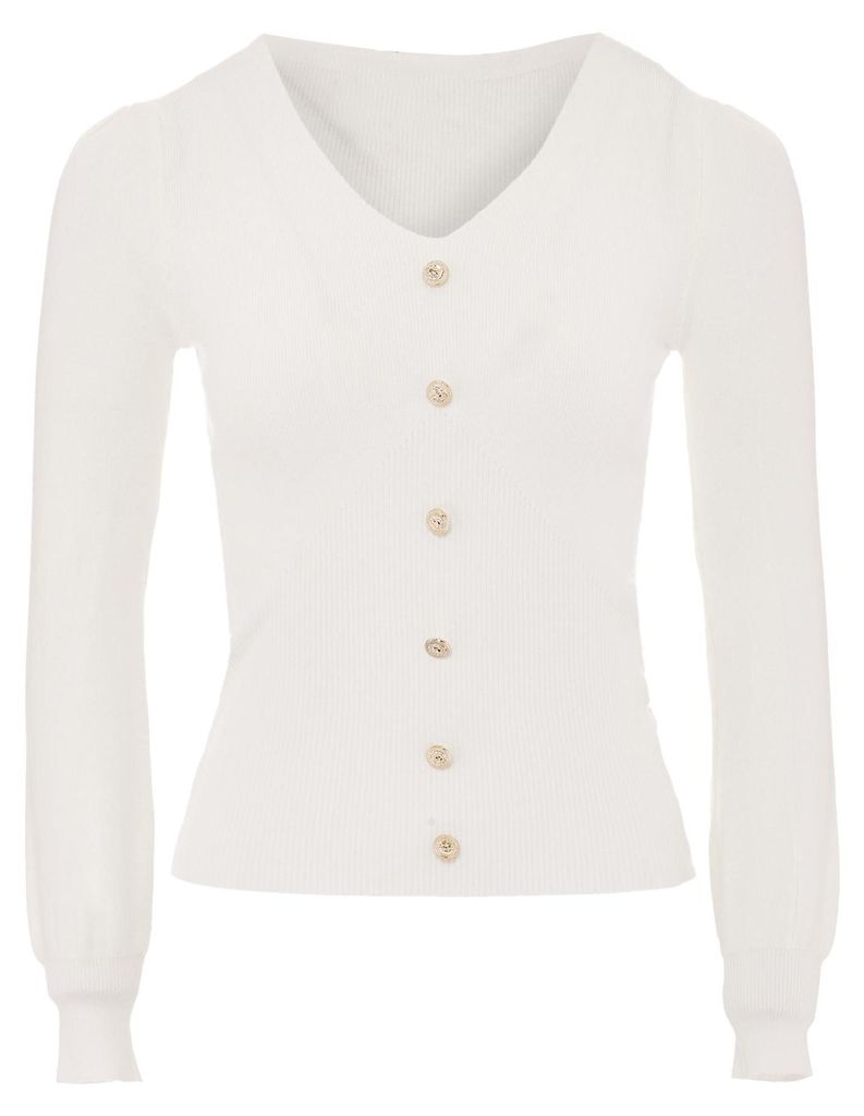 LUREA damen strickpullover - Weiss, XS/S