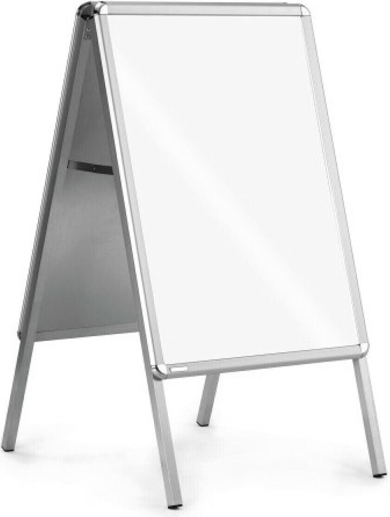 Magnetoplan Kundenstopper SP wetterfest - DIN A2 - Aluminiumrahmen - Silber