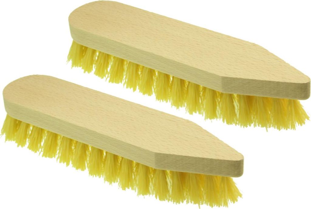 Rival Waschbürste Spitzrund Gelb - 2er-Pack