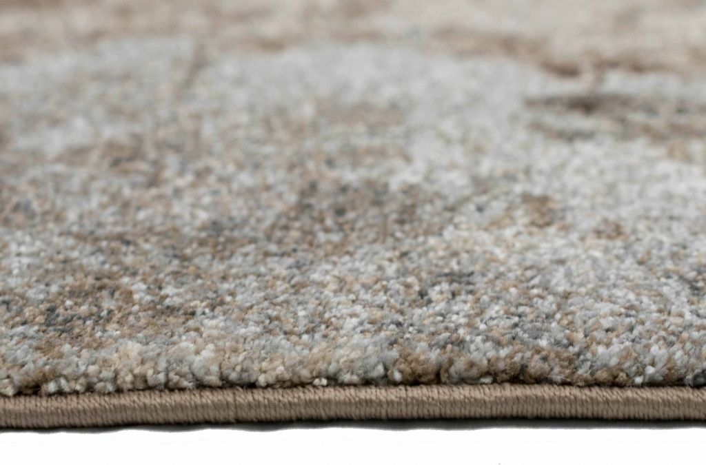 Moderner Teppich mit abstraktem Design in beige braun Größe Produktbild 