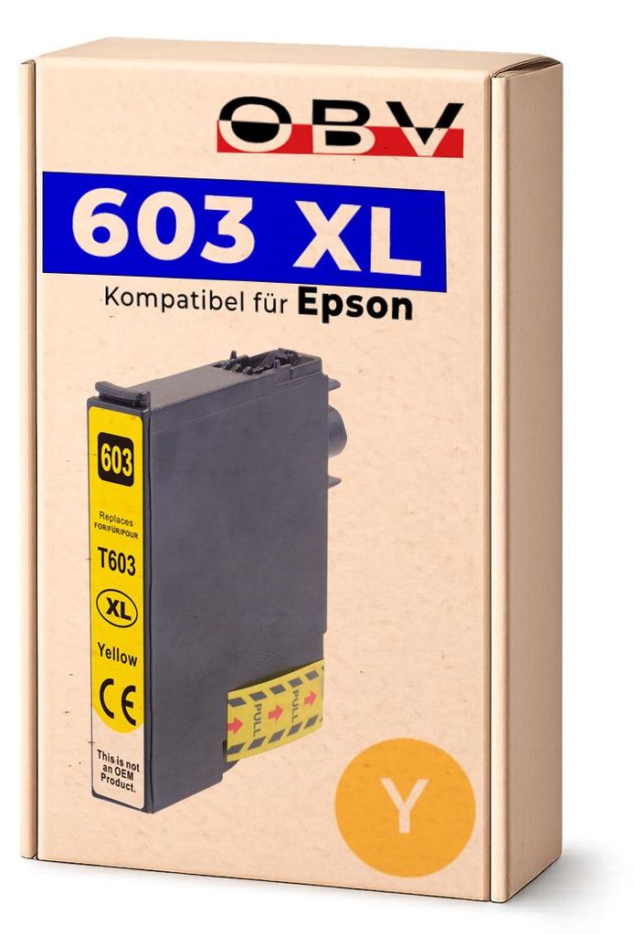 Kompatible Druckerpatrone 603XL für Epson Gelb