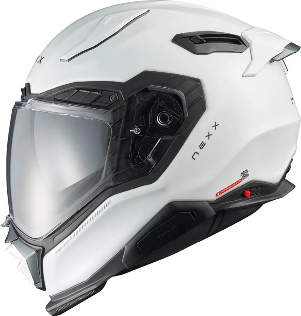 Casque Intégral Nexx X.WST3 Plain Blanc : Confort et Vision Large S