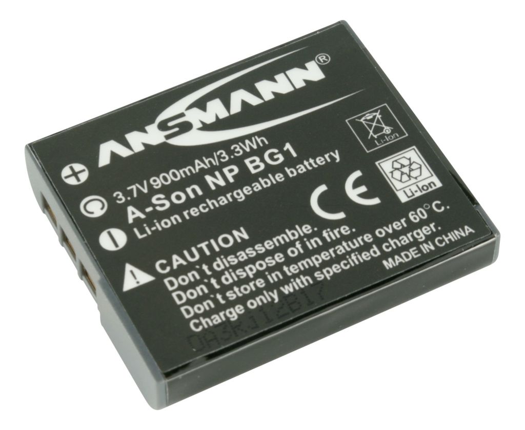 ANSMANN Akkupack A-Son NP BG 1 Ersatz für Kamera Sony DSC-W30... 5044293