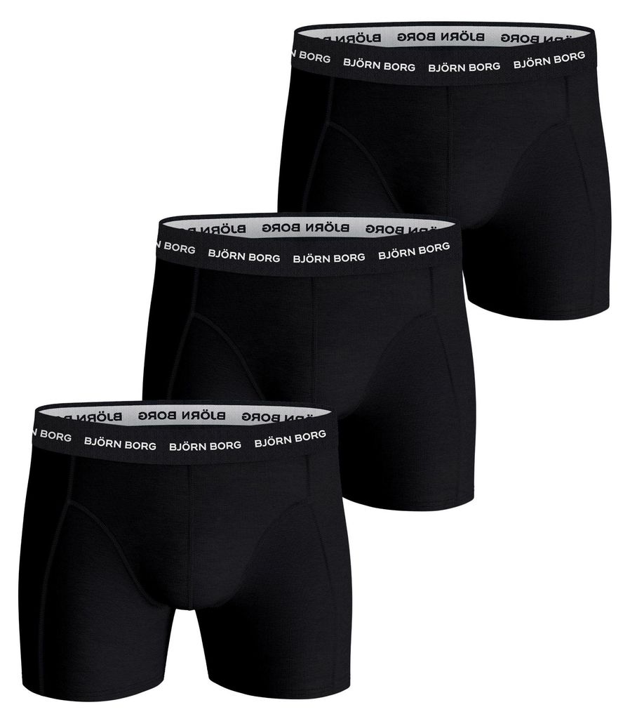 Björn Borg Baumwolle Stretch Boxershorts Herren (3-pack)