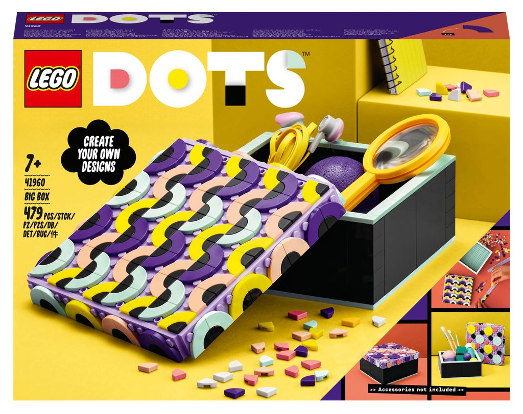 LEGO 41960 DOTS Große Box, Bastelset für Schmuckkästchen Produktbild 
