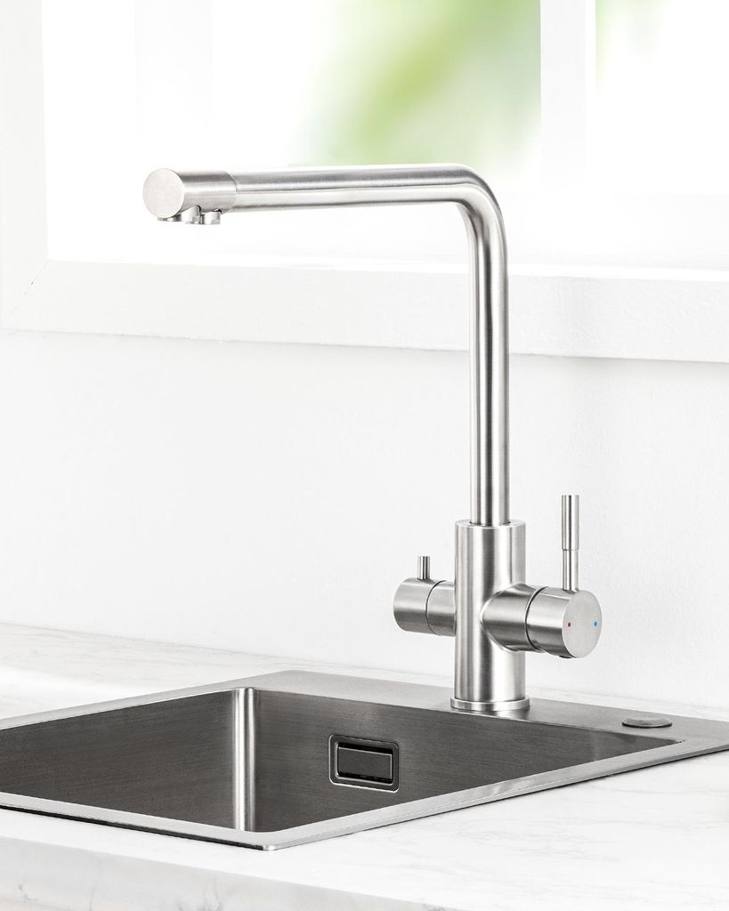 Wasserhahn Küchenarmatur, 360° Drehbar Spültischarmatur, Produktbild 