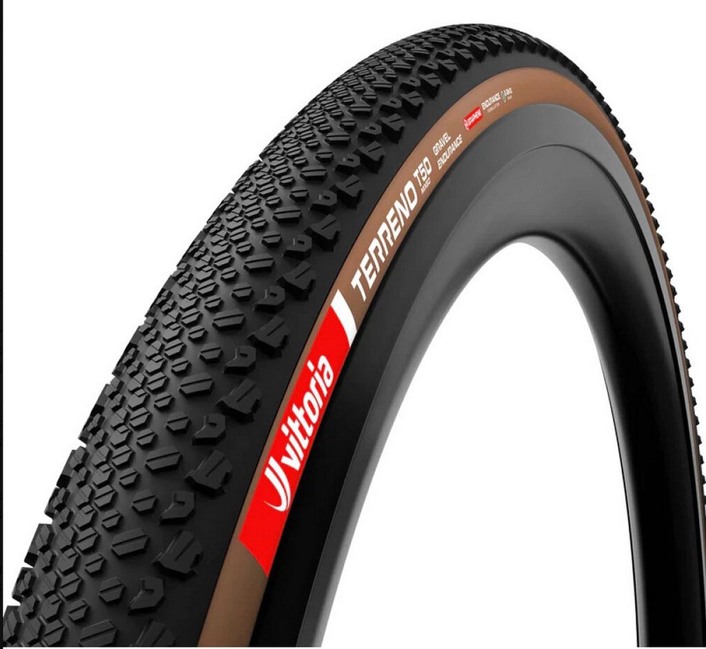 VITTORIA Gravel-Fahrradreifen Terreno T50 Mixed Gravel Endurance, 45-622, 2er-Set, braun