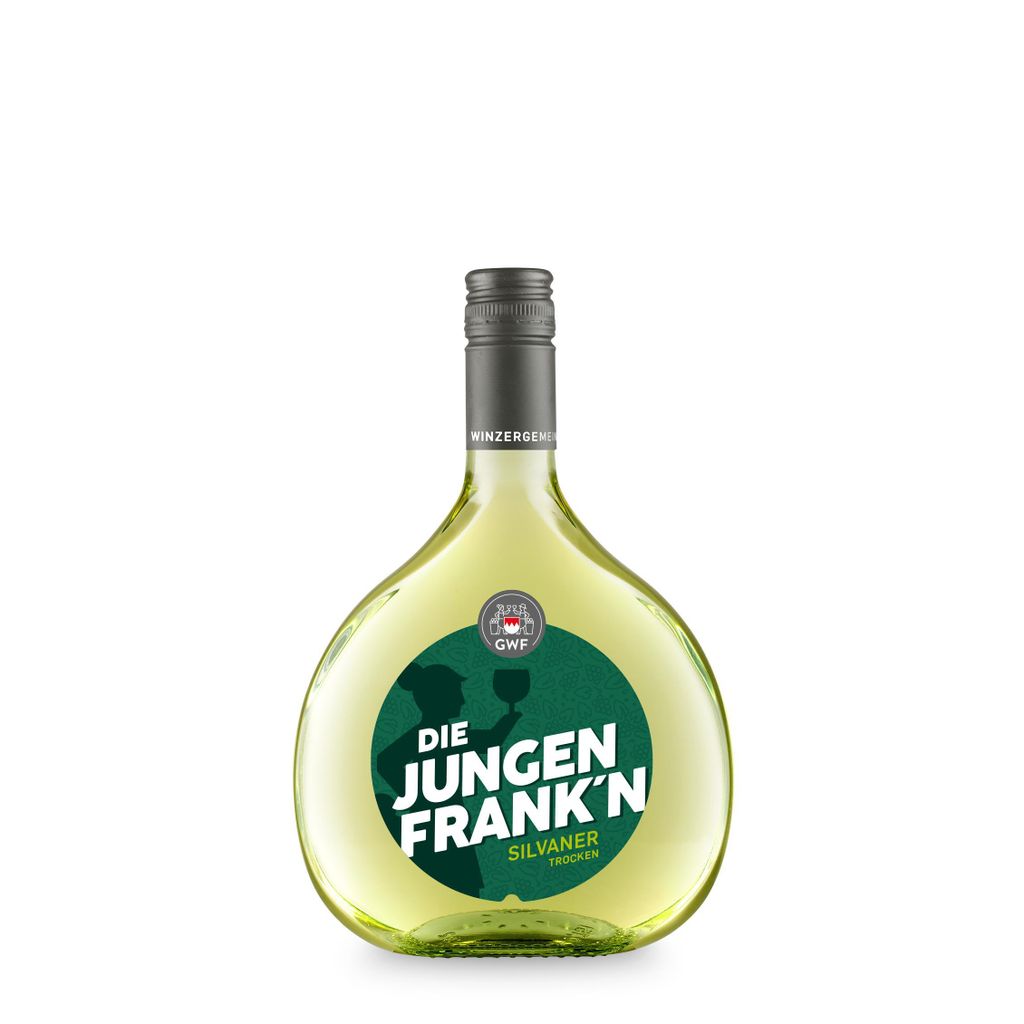 DIE JUNGEN FRANK´N Silvaner QbA trocken 0,75l Produktbild 