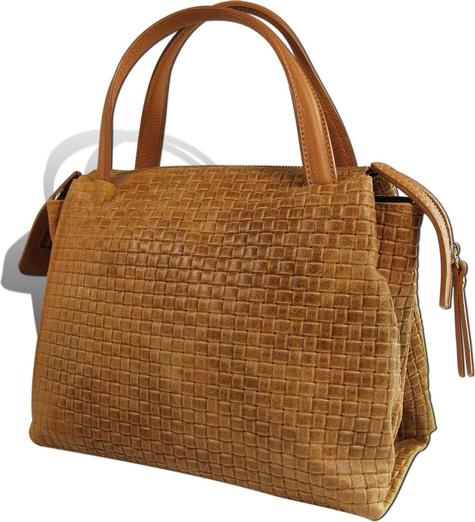 Toscanto Damen Umhängetasche Leder Tasche braun D2OTT170UC1