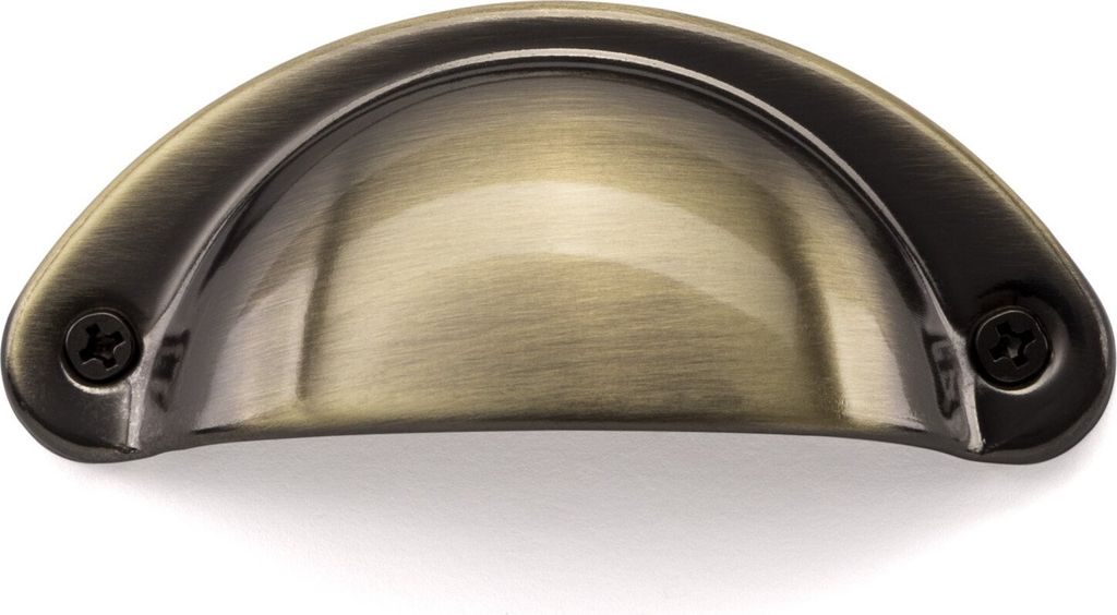 SOTECH Möbelgriff KHEA BA 64 mm Messing brüniert Muschelgriff