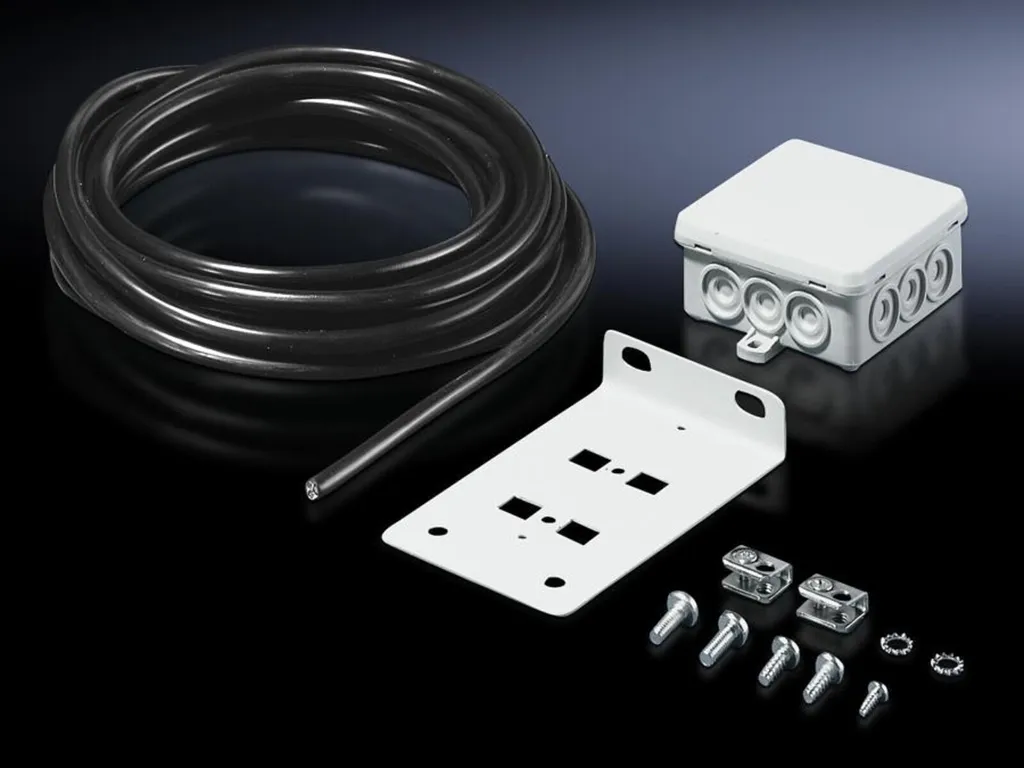 Accessori Rittal 7280035 - Scatola con Squadretta per Quadri RAL 7035