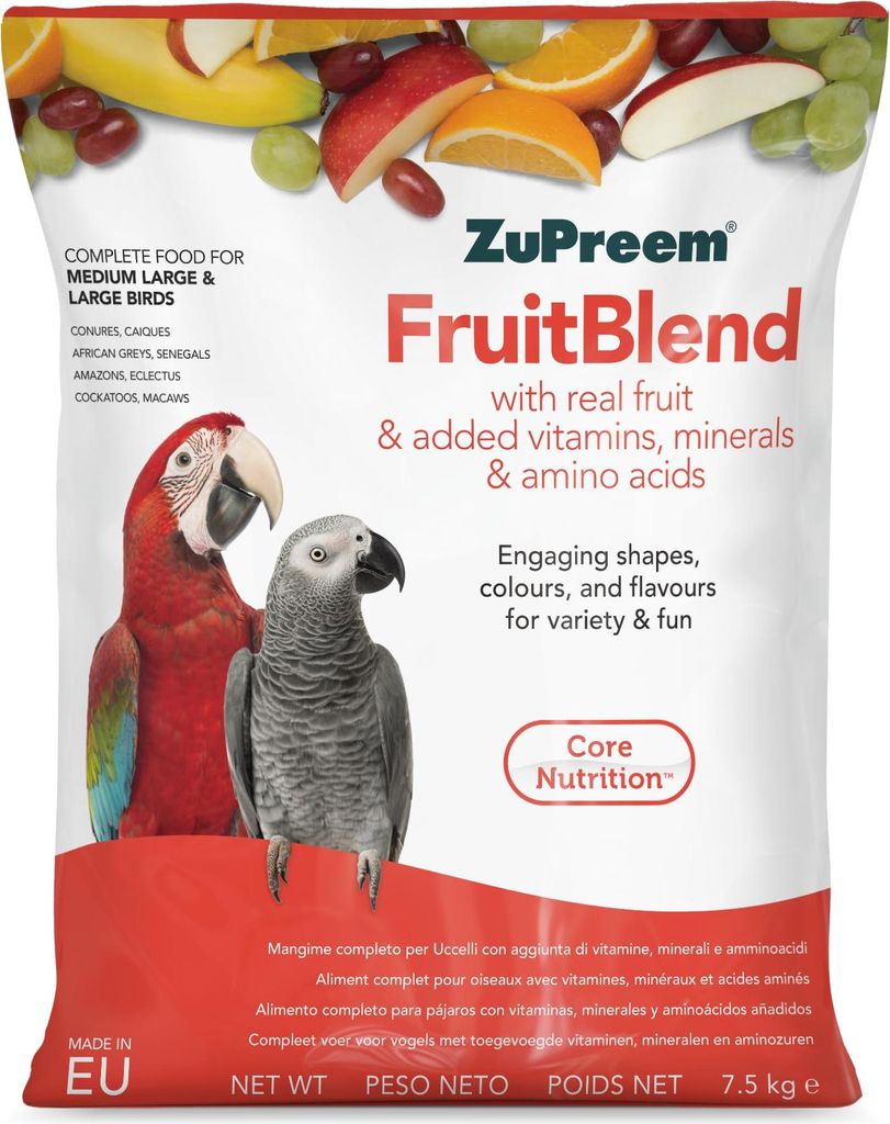 ZuPreem Multifrucht Aliment pour perroquets de taille Image du produit 