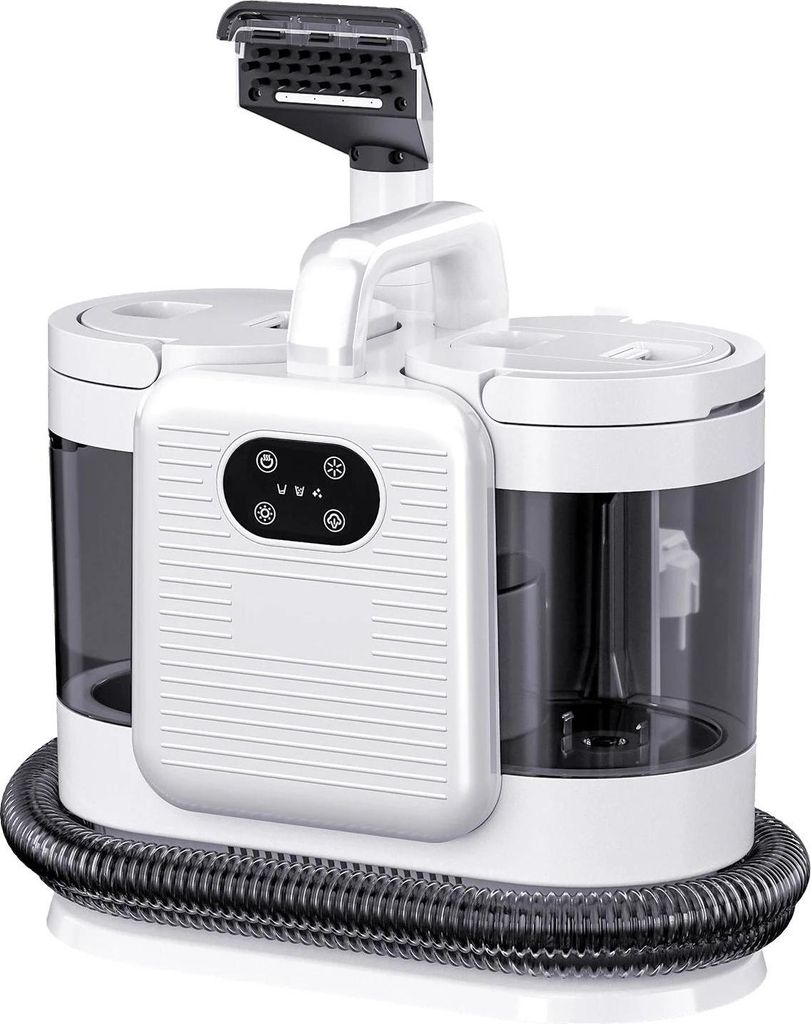 Dampfreiniger - Handdampfreiniger - 1650 W - 15 kPa Saugkraft - Heißdampf - Sprühbürste - Für Sofa, Teppich, Auto-Innenraum - 220 V EU-Stecker ...