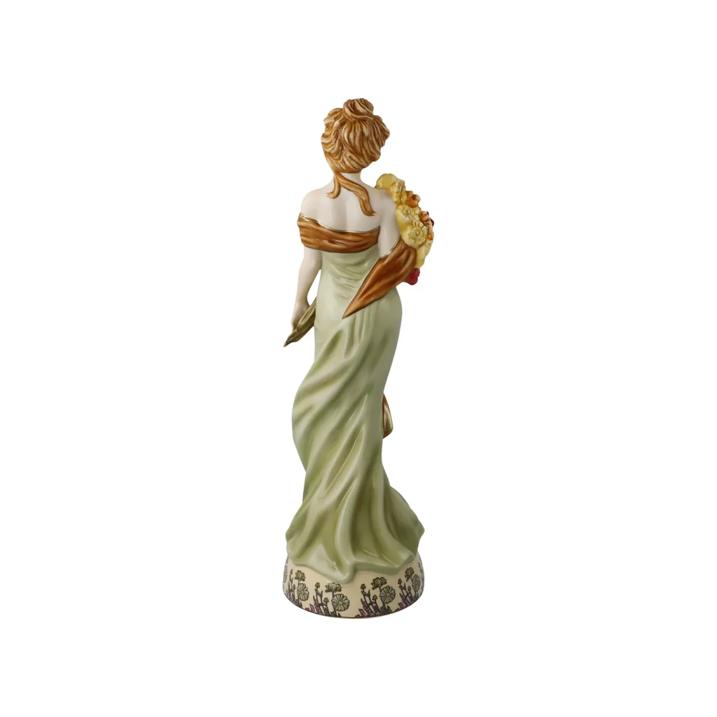 Objet de collection Mucha Printemps Goebel : Idée Cadeau Art de Luxe - 5