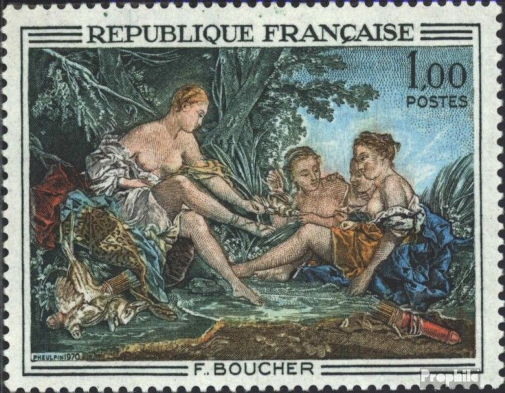 Briefmarken Frankreich 1970 Mi 1725 (kompl.Ausg.) postfrisch Francois Boucher