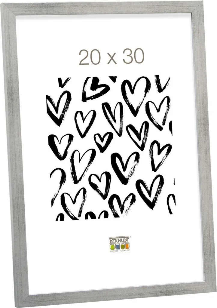 Deknudt S43AD1 Cornice Argento 20x25 - Eleganza in Legno per Foto