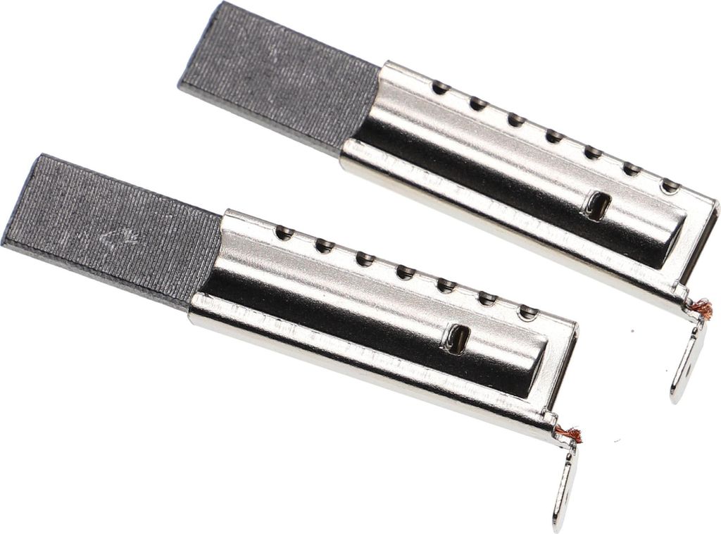 vhbw 2x Kohlebürste 5 x 12,5 x 32 mm kompatibel mit Beko 7309130001, 7308710001, 7306830001, 7306830002, 7306810003 Waschmaschine, Trockner