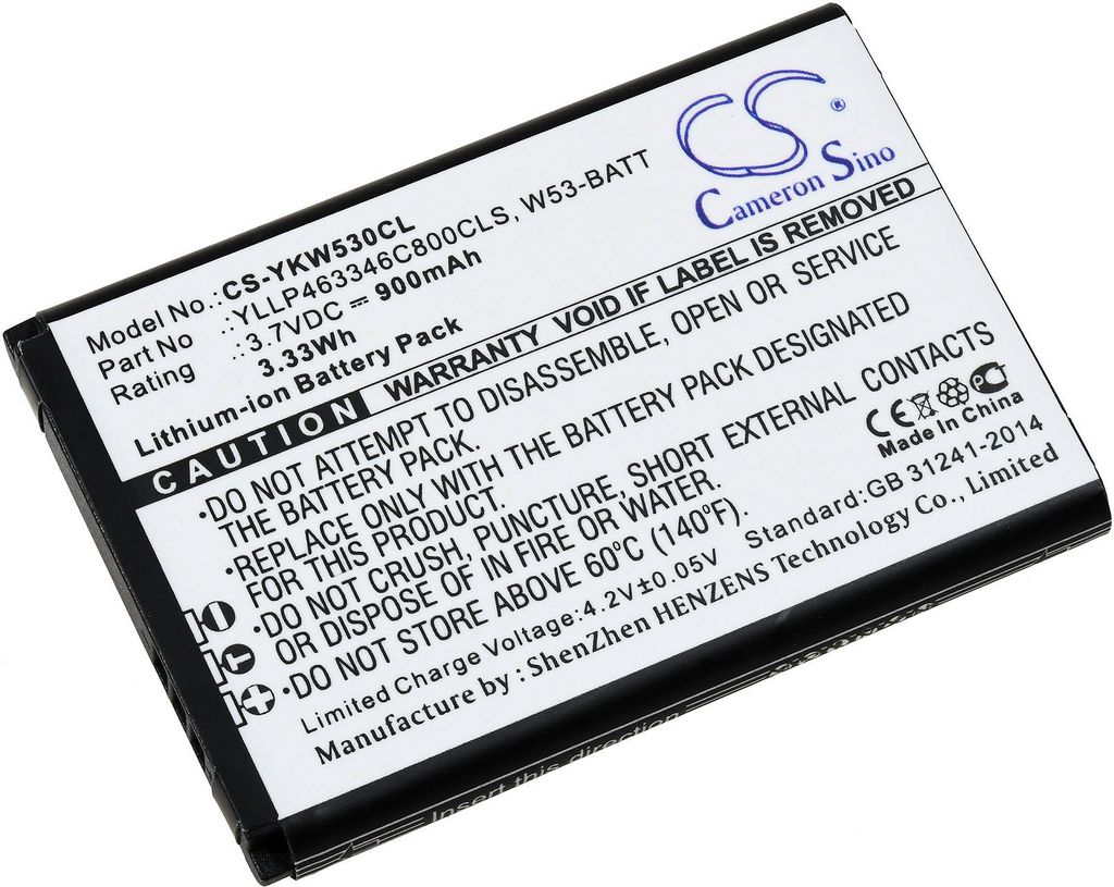 Akku für Schnurlos-IP-Telefon Yealink W53, W53P, W53h