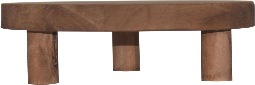 WoodStep Serviertablett aus Holz, ø 26 cm