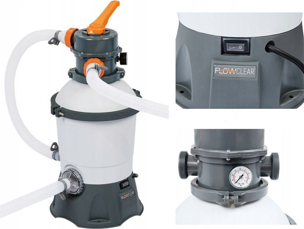 Bestway 58515 Sandfilterpumpe 3,028 L für Flowclear Pools Produktbild 19