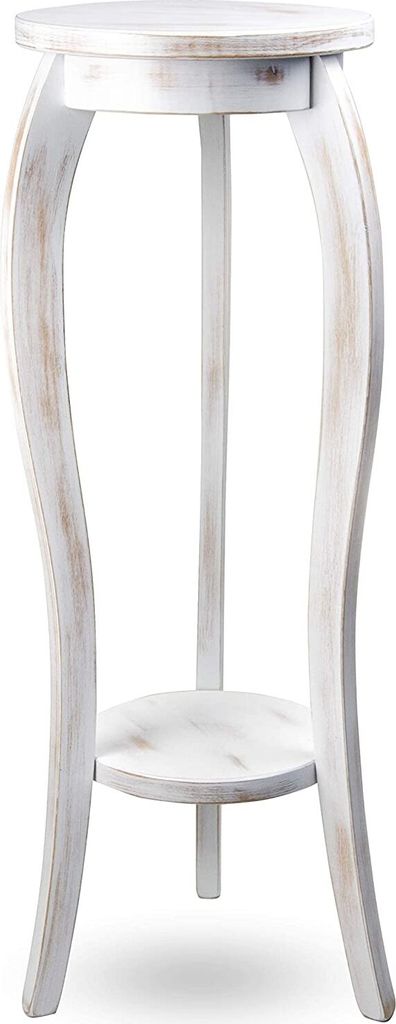 bixard | Blumenhocker Blumenständer Konsolentisch aus Massivholz - Vintage