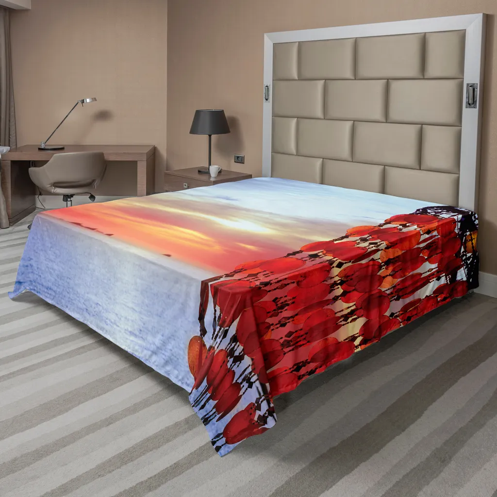 Drap de lit anti-plis et doux motif Ibiza 244x205 cm pour sommeil serein