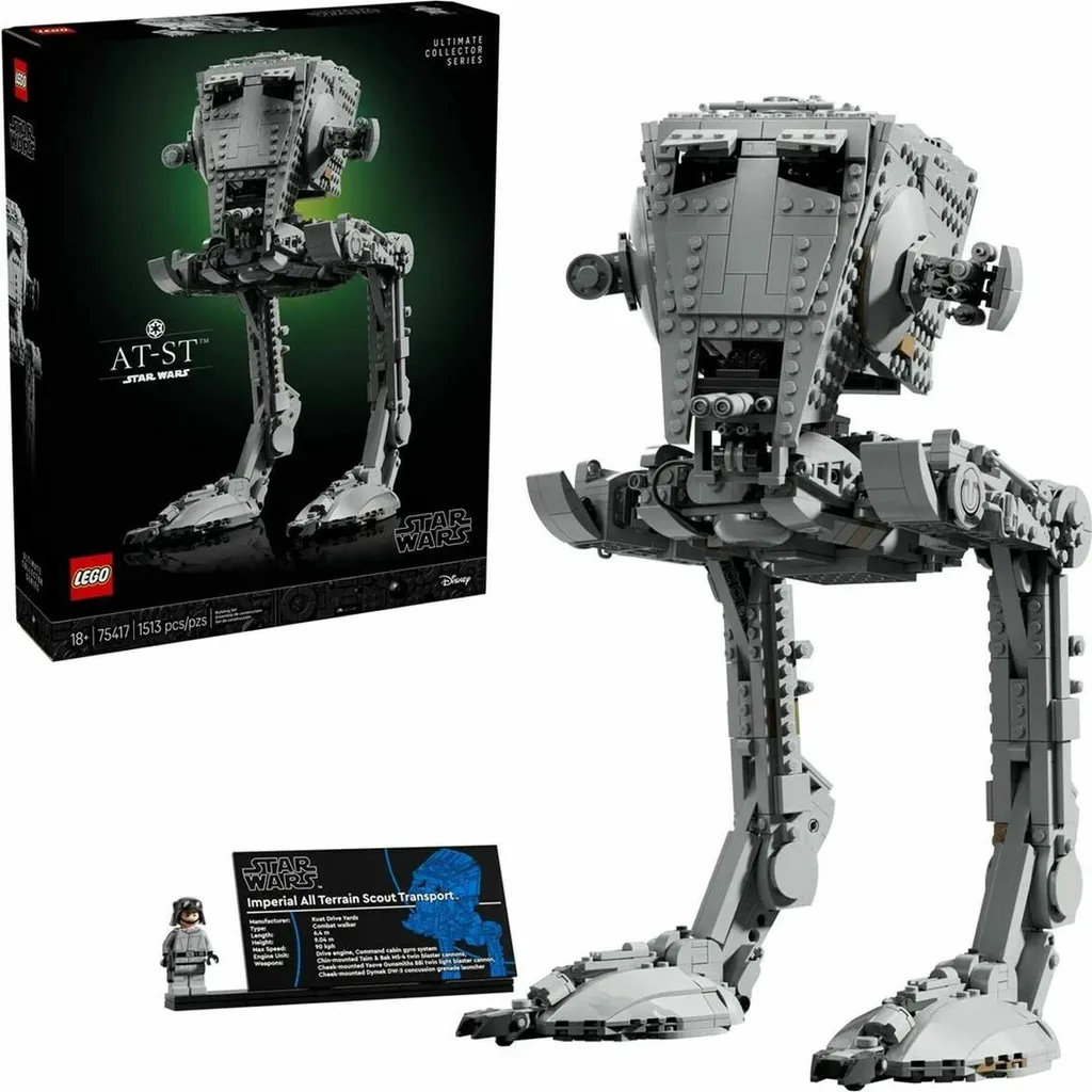 Jeu de Construction LEGO Star Wars 75417 AT-ST pour Fans et Adultes