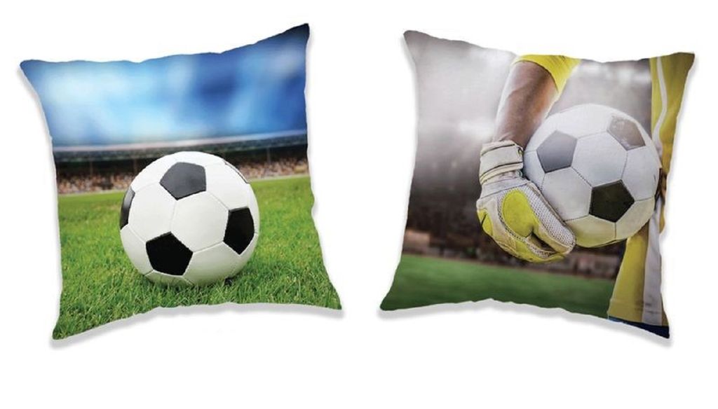 Fußball Ball Sport Kissenbezug Kissenhülle Kopfkissenbezug 40x40 cm