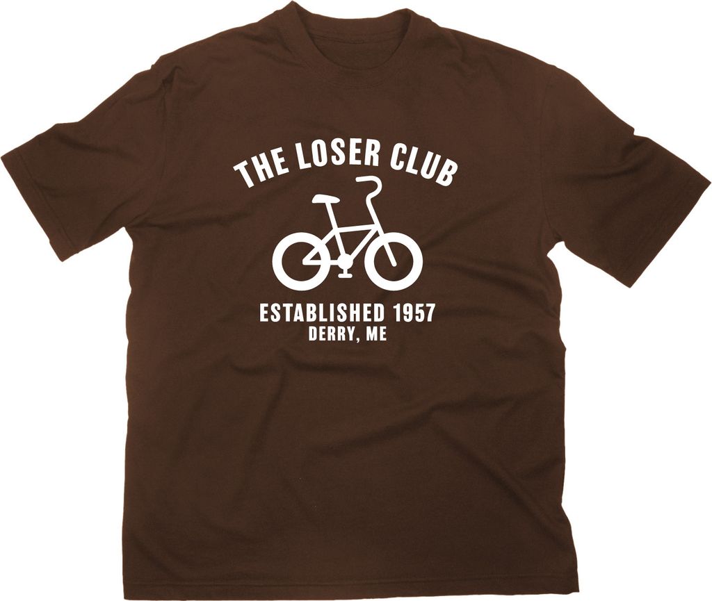 Styletex23 T-Shirt The Loser Club Fahrrad Logo, braun, XL