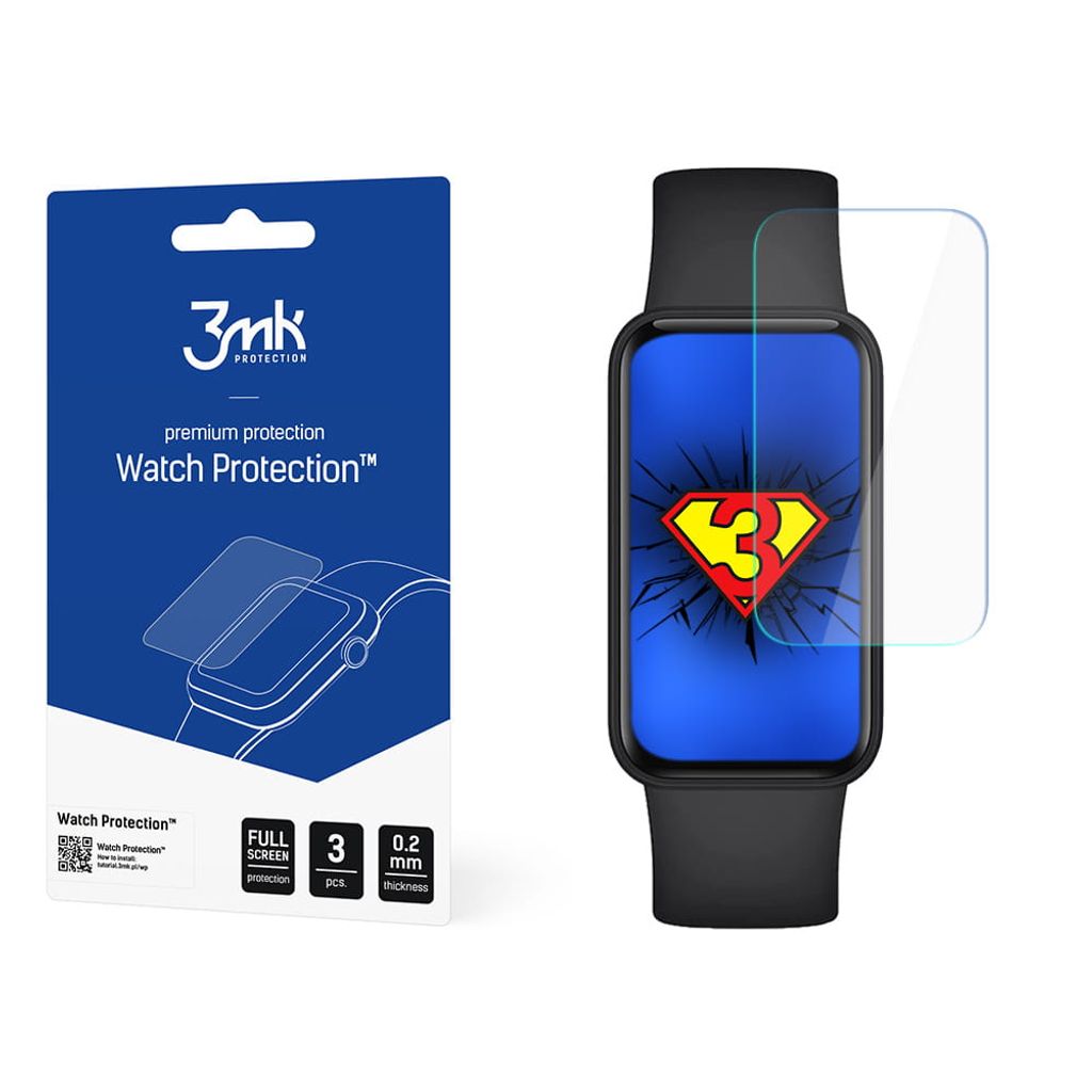 3mk Display Schutzfolie Watch Protection für Xiaomi Redmi Smart Band Pro 0,2mm (3 Stück)