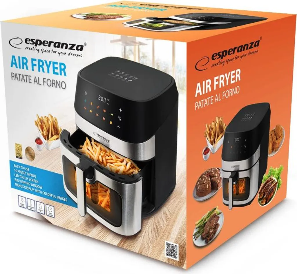 OFFERTA Friggitrice ad Aria 8L - Prezzo Shock 10 Programmi - 4