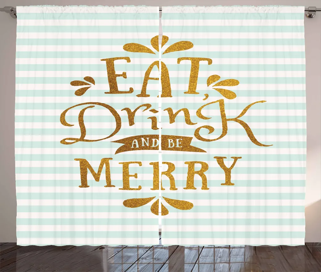 Tenda Rustica Natalizia ABAKUHAUS 280x175 cm - Ginger Mint