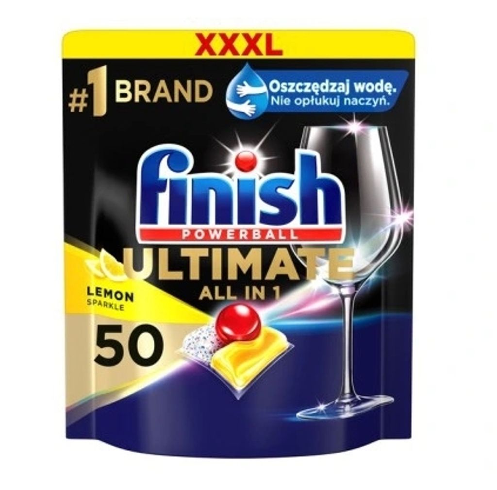 Finish, kapsle do myčky nádobí Ultimate All in 1 Lemon, 50 Obrázek produktu 1