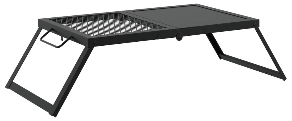 vidaXL Faltbarer Campinggrill Schwarz 31,5 x 26,5 x 4 cm