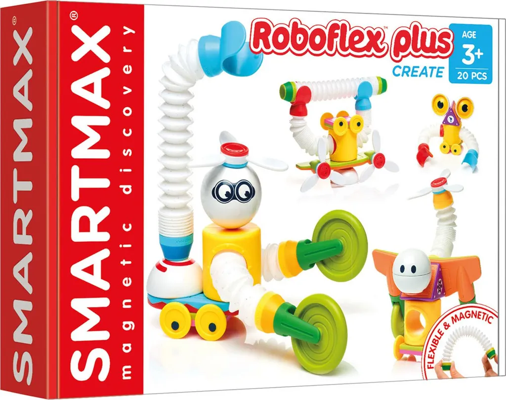 Jouet d'éveil SmartMax Roboflex Plus : construire et tordre à l'infini