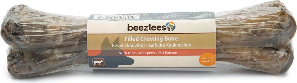 Beeztees Knochen mit Pansen gefüllt / Sparpaket, Länge: 20 cm