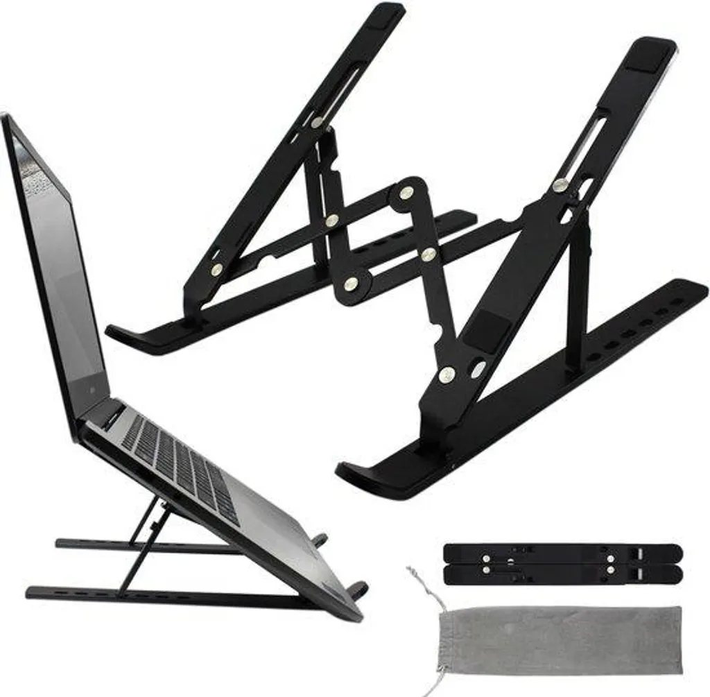 Support portable aluminium contre les douleurs cervicales et la surchauffe