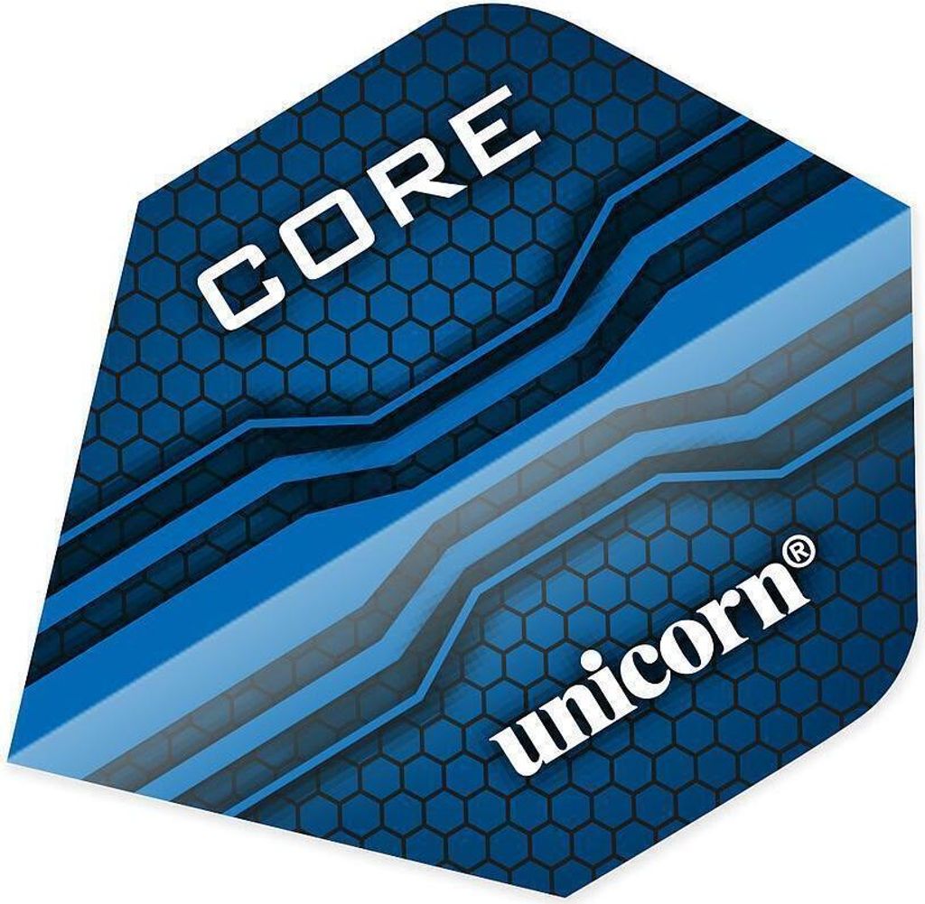 Unicorn - Dart Flights "Core .75 Plus" RD1885 (Einheitsgröße) (Blau)