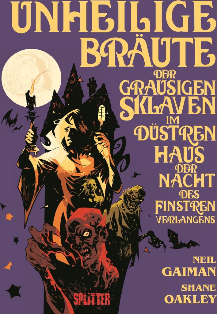 Unheilige Bräute der grausigen Sklaven im düstren Haus der Nacht des finstren Verlangens
