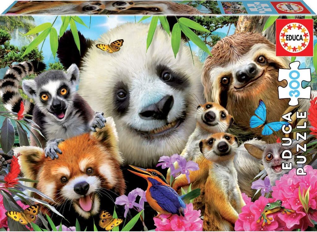 Puzzle 300 Schwarzäugige Freunde Selfie 18610 Educa
