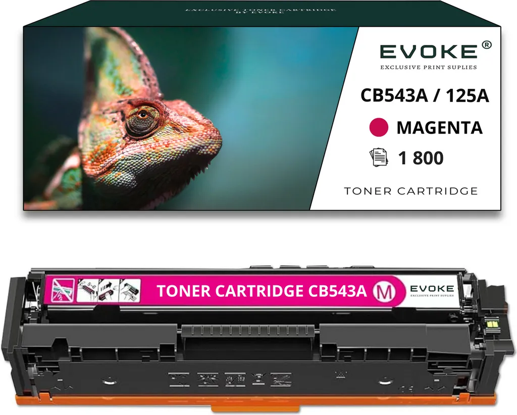 Toner Rosso Magenta per Stampanti HP e Canon - Colori Intensi