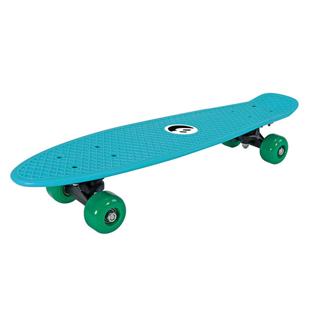 GELB Retro Skateboard Pennyboard Komplett Street Sport Mini Cruiser Board 