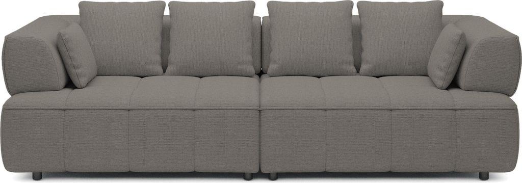 DomoHome AULA BigSofa Mit Verstellbarer Sitztiefe, Ohne Schlaffunktion, Verstellbare Rückenlehnen – Modernes Design, Hoher Komfort, Maße: 284x1...