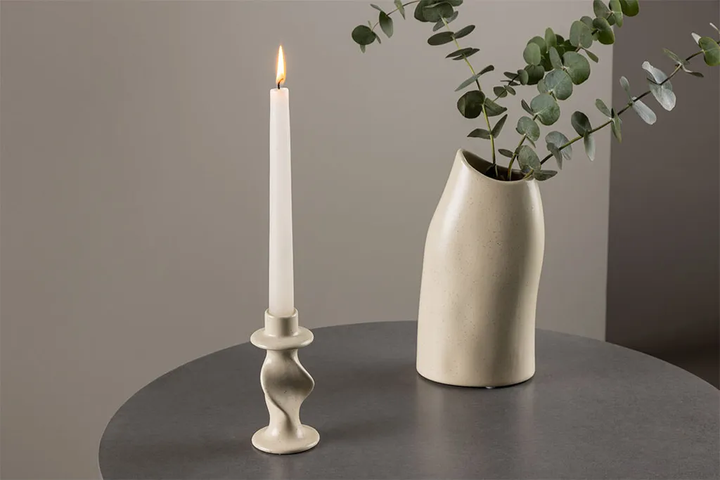 Luminaire central Glory beige pour éclairage de salon contemporain