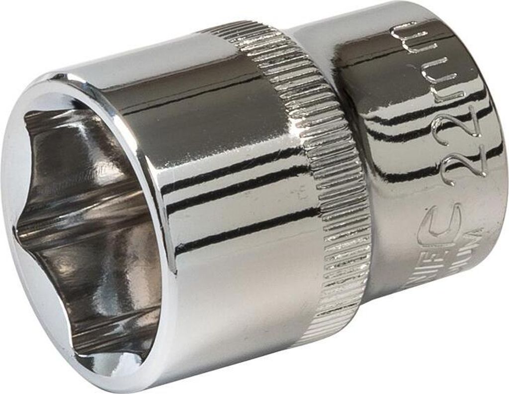 Silverline Steckschlüsseleinsatz, metrisch, 1/2-Zoll-Antrieb 22 mm