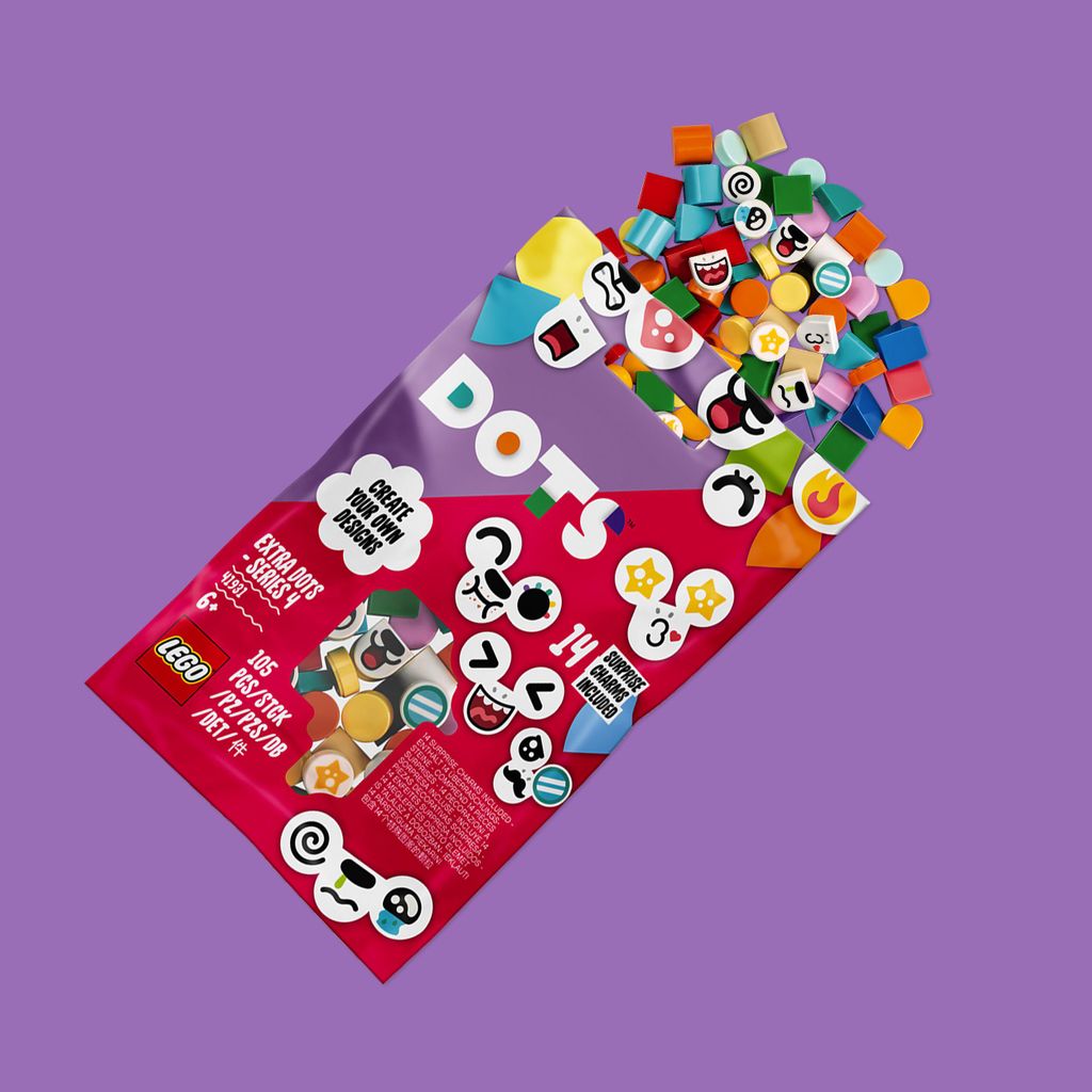 LEGO DOTS doplňky – 4. série, Sada na stavění, 6 rok/roky, Obrázek produktu 